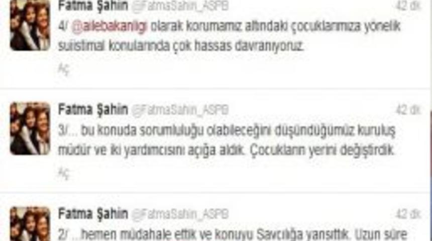 Bakan Şahin'den Bakımevindeki Fuhuş Skandalı Ile Ilgili A&ccedil;ıklama