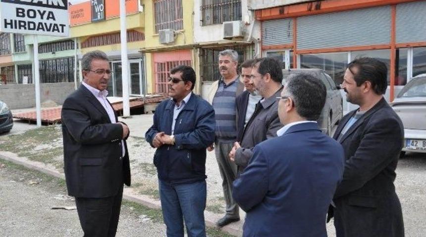 Karatay'da Aslım Sanayi Alanında Yeşil Alan &Ccedil;alışmaları