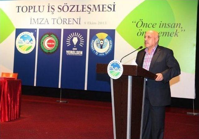 Sakarya Büyükşehir Belediyesi, Saski, Belpaş Ve Hizmet-iş Toplu İş Sözleşmesi İmzaladı