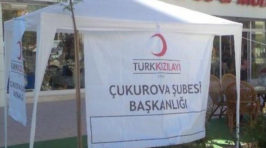 Kızılay &Ccedil;ukurova Şubesi'nden Tanıtım Ve Bağış &Ccedil;adırı