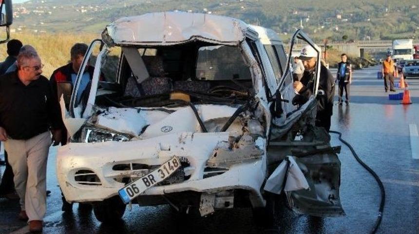 Samsun&rsquo;da Trafik Kazası: 2 Yaralı