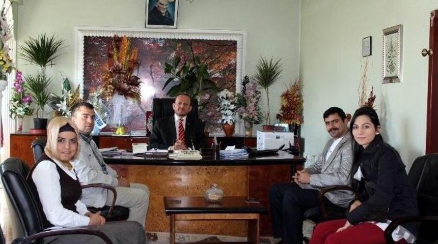 Erzincan Gen&ccedil;lik Merkezi M&uuml;ft&uuml; Galip Akın&rsquo;ı Ziyaret Etti