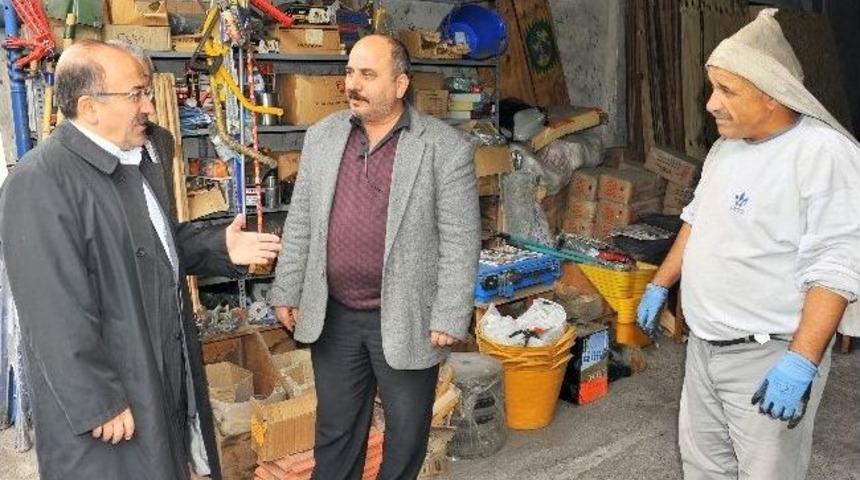 Başkan G&uuml;mr&uuml;k&ccedil;&uuml;oğlu Bayramlaşmaya Değirmendere&rsquo;den Başladı