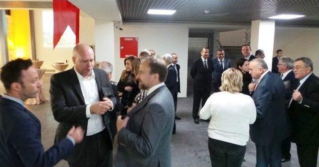 Başkan G&uuml;zelbey, Danimarka Dışişleri Bakanı nı Ağırladı 1