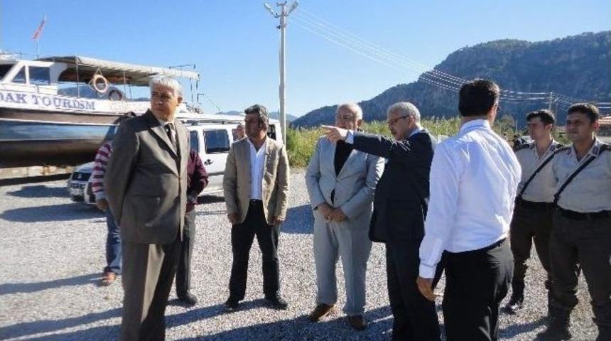 Vali G&uuml;ven&ccedil;er, Ortaca Ve Dalyan&rsquo;da İncelemelerde Bulundu