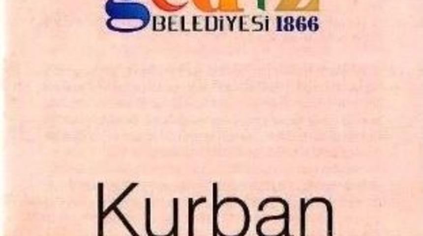 Gediz Belediyesi Kurban Kesme El Kitabı Dağıtıyor