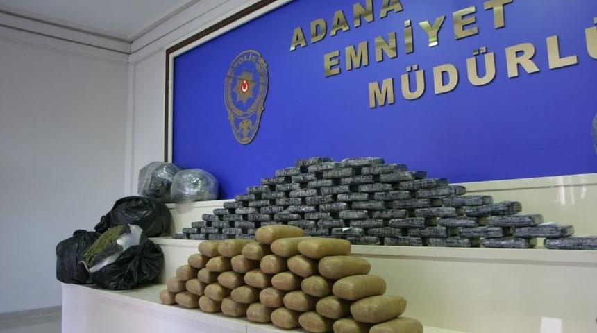 Adana'da Son Bir Ayda 835 Kilo Uyuşturucu Yakalandı, 79 Kişi Tutuklandı