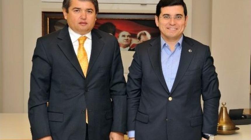 Kaymakam Tuncer&rsquo;den Başkan T&uuml;t&uuml;nc&uuml;&rsquo;ye Ziyaret