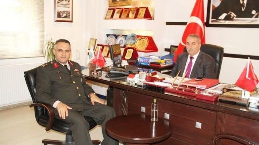 Garnizon Komutanı, Demirtaş'ı Ziyaret Etti