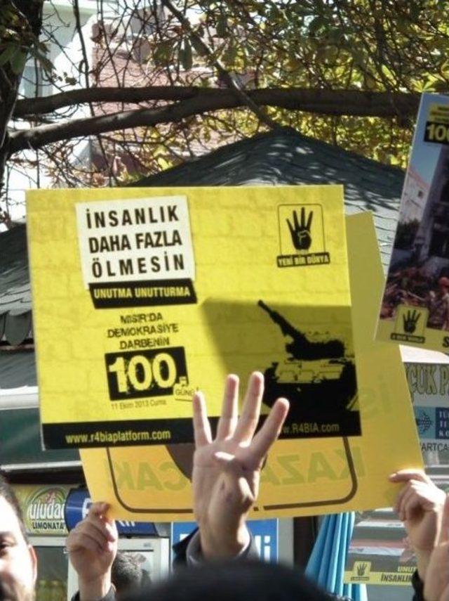 Kütahya’da Mısır Darbesi 100. Gününde Protesto Edildi