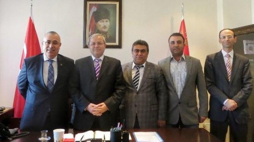 Aksaray Ticaret Borsası&rsquo;ndan Emniyete Ziyaret