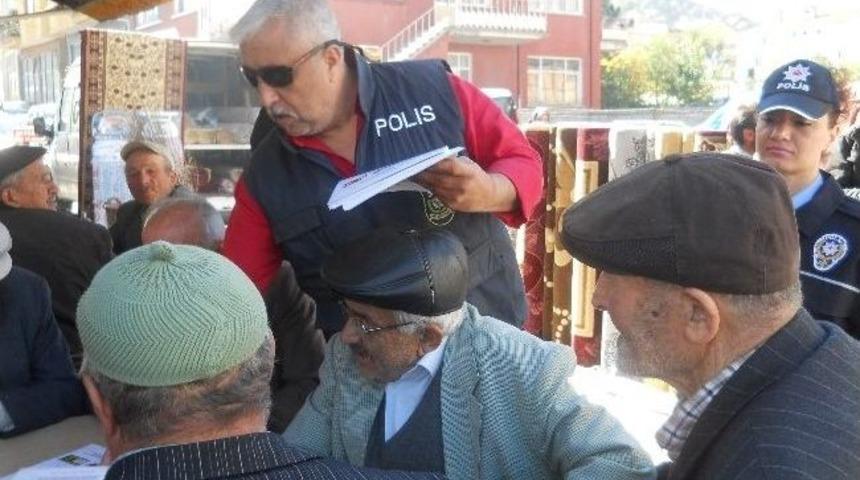 Yeni&ccedil;ağa&rsquo;da Polis Pazara İndi