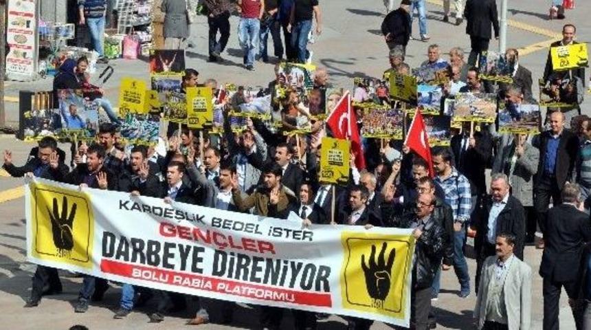 Mısır&rsquo;daki Darbe Bolu&rsquo;da Da Protesto Edildi