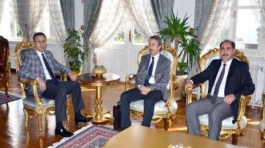 Trakya &Uuml;niversitesi Rekt&ouml;r&uuml; Y&ouml;r&uuml;k&rsquo;ten Vali Yerlikaya&rsquo;ya Ziyaret