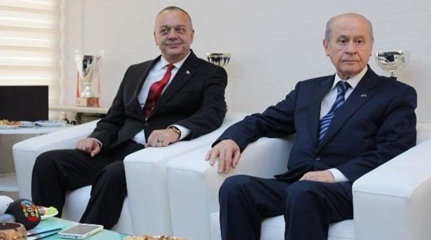 Mhp Genel Başkanı Bah&ccedil;eli Manisa'da