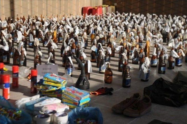 Cizre’de 700 Molotof Kokteyli Ve Çok Sayıda Patlayıcı Madde Ele Geçirildi G1