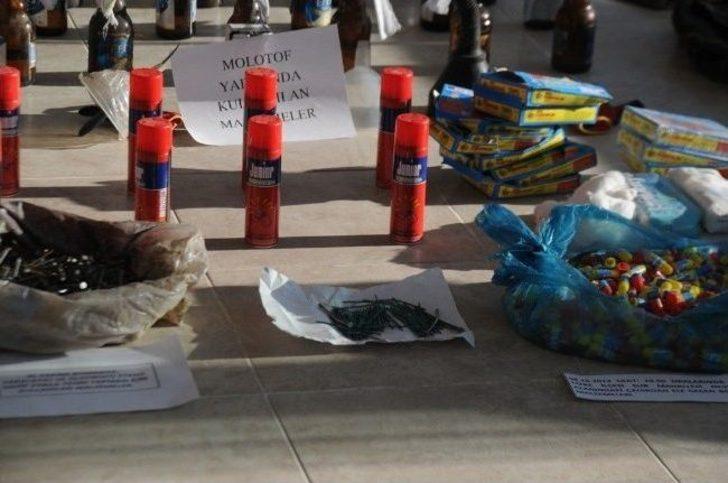 Cizre’de 700 Molotof Kokteyli Ve Çok Sayıda Patlayıcı Madde Ele Geçirildi G5