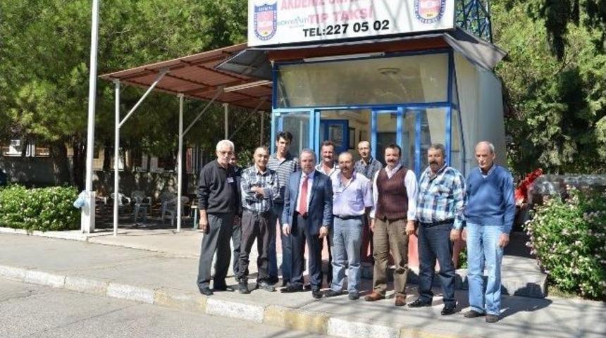 Başkan B&ouml;cek&rsquo;ten Akdeniz Tıp Taksi Esnafına M&uuml;jde