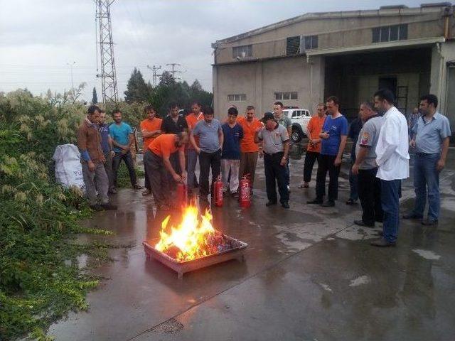 Fabrikalarda Yangın Eğitimi