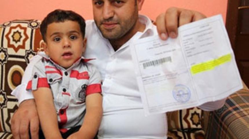 2 yaşındaki Osman Kağan'a bilirkişi kağıdı geldi