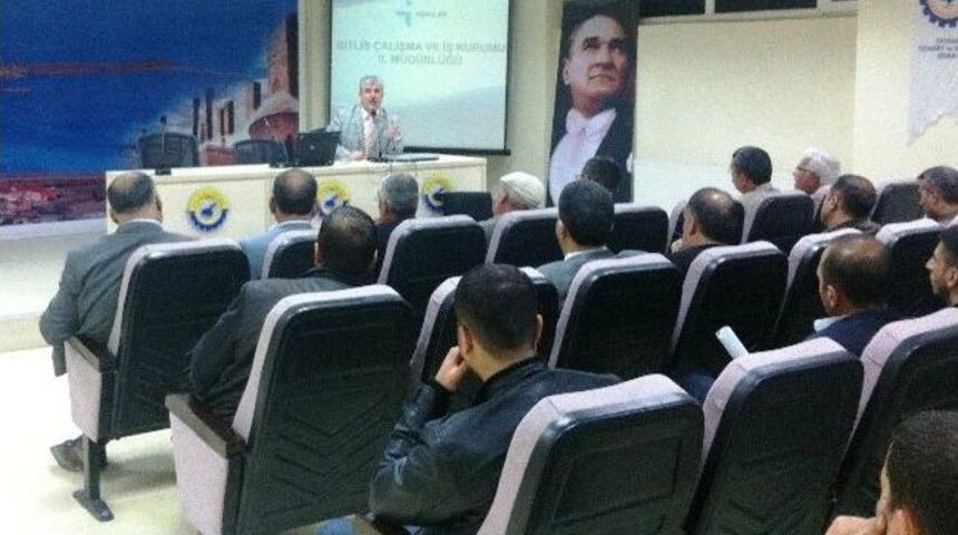 İşkur Tatvan&rsquo;da İşverenlerle Buluştu