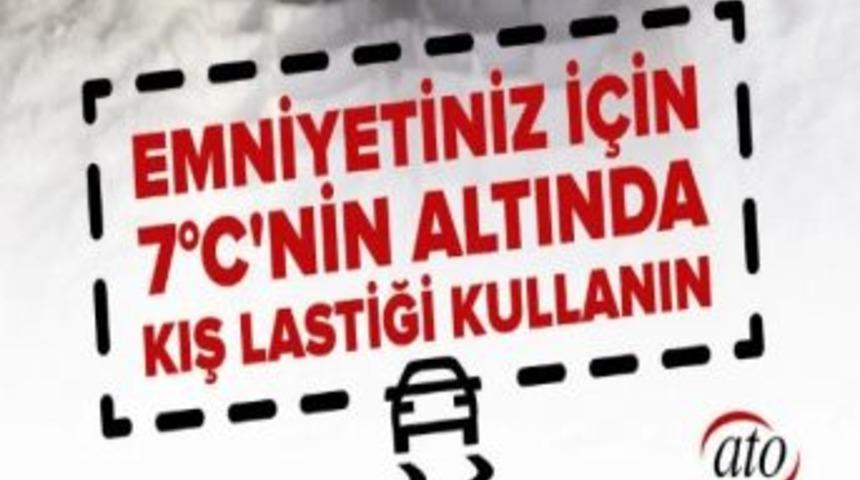 Ato&rsquo;dan Bayram Tatilinde &ldquo;kış Lastiği&rdquo; Uyarısı