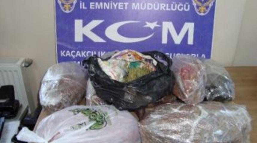 Erzurum'da 31 Kilo 875 Gram Esrar Ele Ge&ccedil;irildi