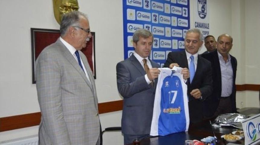 &Ccedil;anakkale Belediyespor İle Gestaş Arasında Sponsorluk Protokol&uuml; İmzalandı