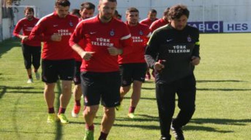 Trabzonspor, Sivasspor Ma&ccedil;ı Hazırlıklarını S&uuml;rd&uuml;r&uuml;yor