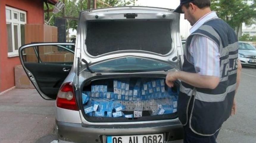 Bagajdan 5 Bin Paket Ka&ccedil;ak Sigara &Ccedil;ıktı