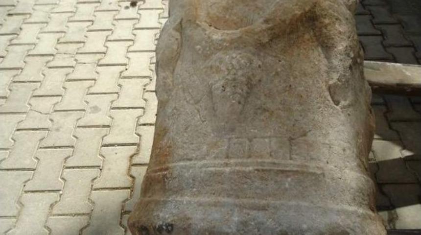 Antik D&ouml;neme Ait Eserler K&uuml;lt&uuml;r Parkta Sergileniyor.