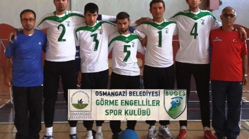 Osmangazi Belediyesi Goalball Takımı Birinci Lige Y&uuml;kseldi
