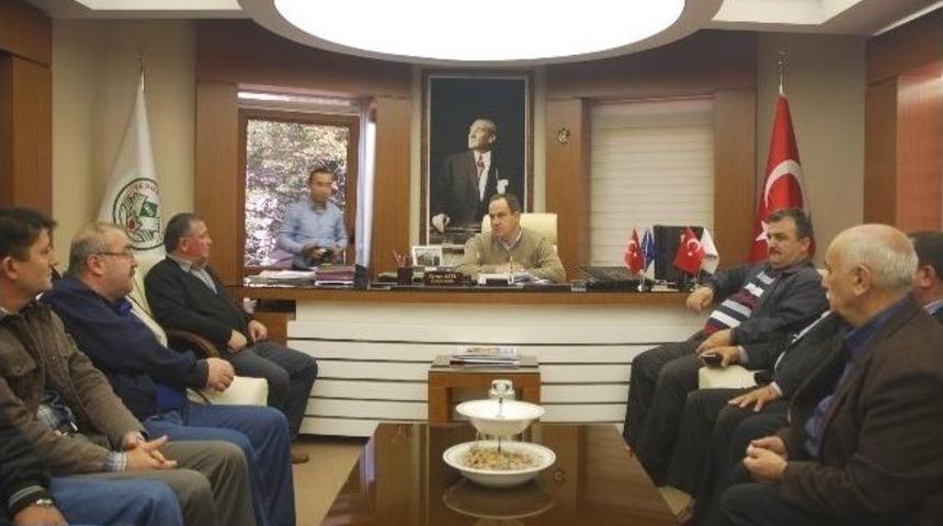 Başkan Aksu Muhtarlarla Bir Araya Geldi