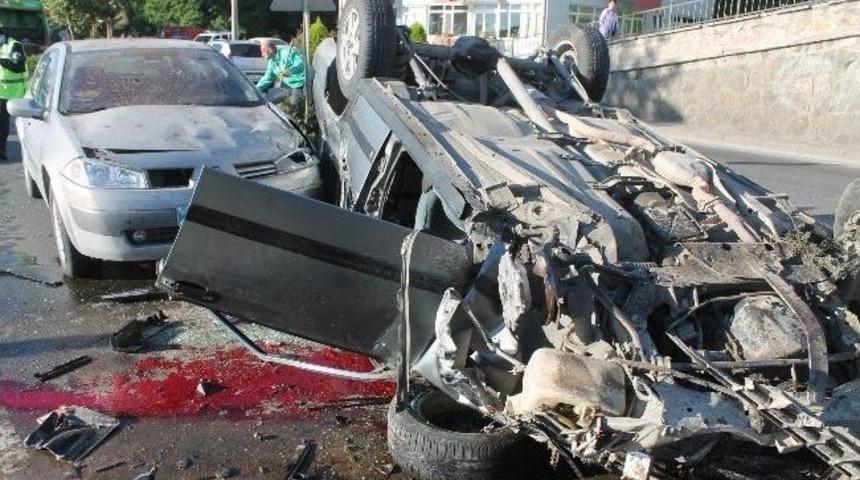 Ordu&rsquo;da Trafik Kazası: 1 Yaralı