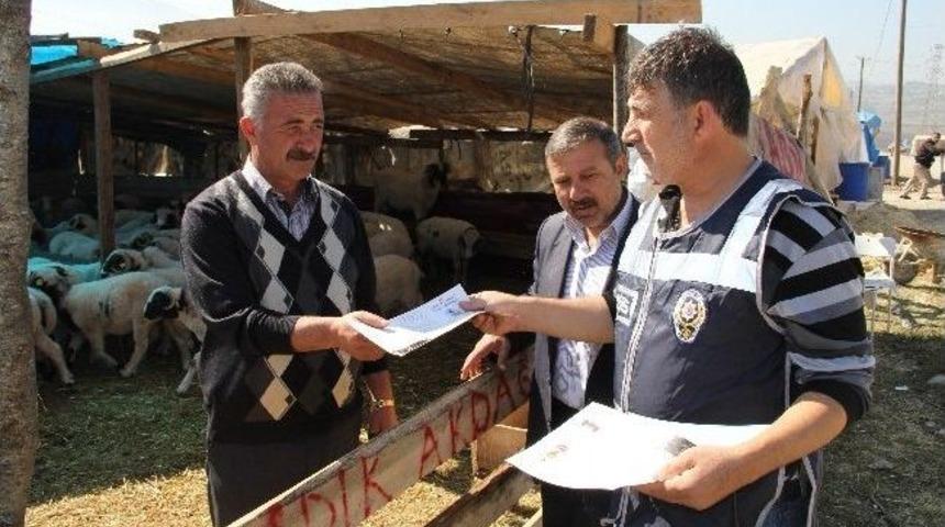 Polisten &Ccedil;alıntı Kurbanlık Hayvan Uyarısı