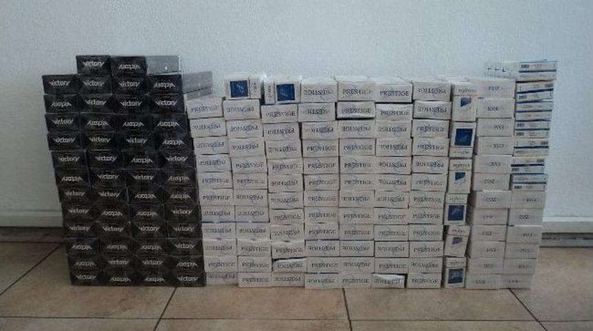 Buharkent&rsquo;te 1064 Paket Ka&ccedil;ak Sigara Ele Ge&ccedil;irildi