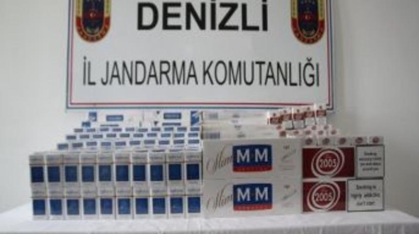 Denizli&rsquo;de Ka&ccedil;ak Sigara Operasyonu