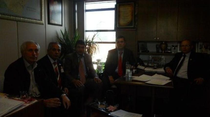 Ak Partili Candan'a G&ouml;k&ccedil;ebey'den Ziyaret