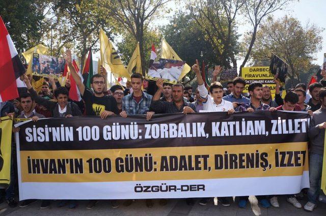 Mısır’daki Darbe 100. Gününde Protesto Edildi