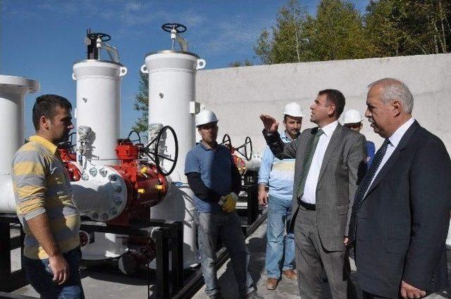 Akdemir, Doğalgaz Ana İstasyonunda İncelemelerde Bulundu