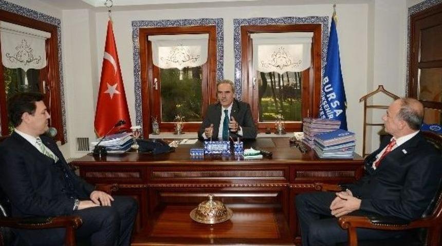 Başkan Altepe, Rumelifed Y&ouml;netimini Ağırladı