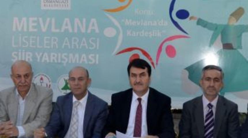 Mevlana Şiir Yarışması 'kardeşlik' Temasıyla Başladı