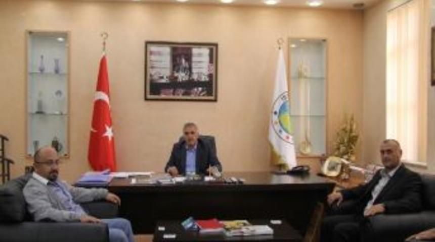 G&uuml;ney Kore Ve Hekimyapı Firmaları Başkan İnci&rsquo;ye Bayram Ziyaretinde Bulundu