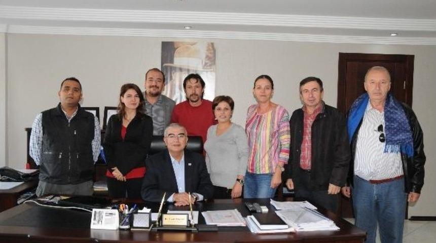 &Ccedil;orlu Medya Mensupları Derneği&rsquo;nden Başkan Baysan&rsquo;a Teşekk&uuml;r Ziyareti