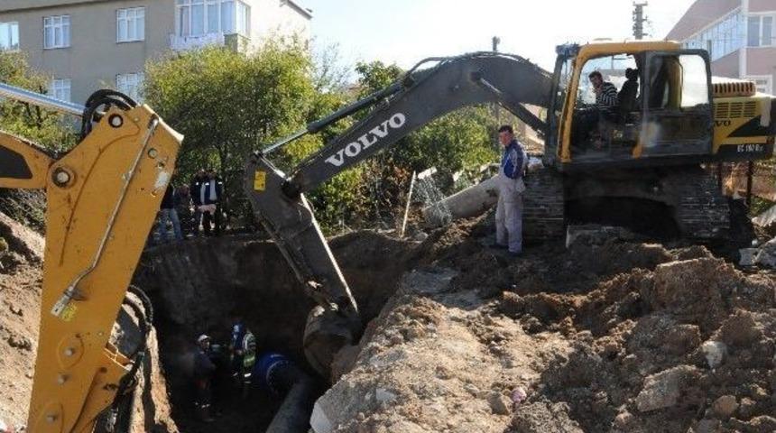 &Ccedil;orlu'da Ana İsale Hattının Yeri Değiştirildi