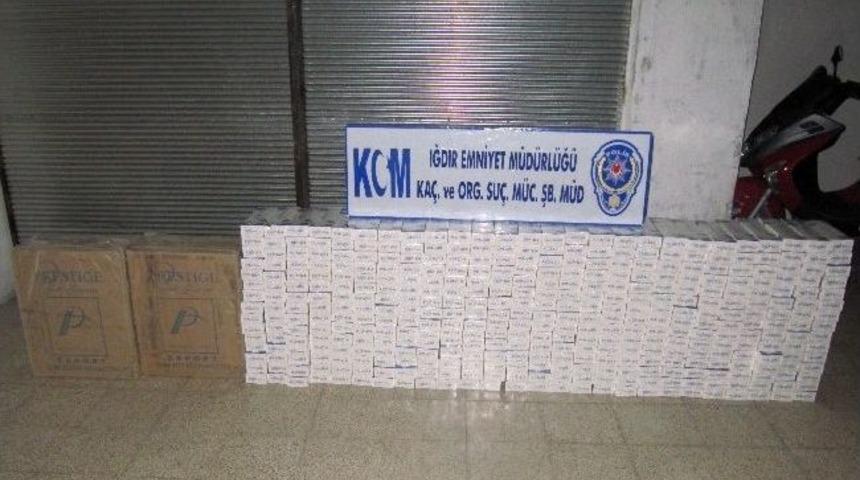 Iğdır&rsquo;da 3 Bin 500 Paket Ka&ccedil;ak Sigara Ele Ge&ccedil;irildi