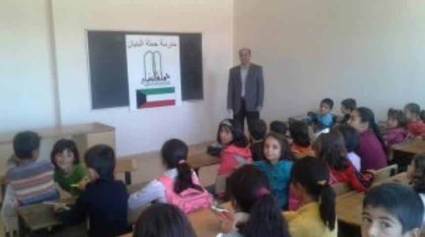 Kızıltepe Il&ccedil;esinde Suriyeli &Ccedil;ocuklar I&ccedil;in Okul A&ccedil;ıldı