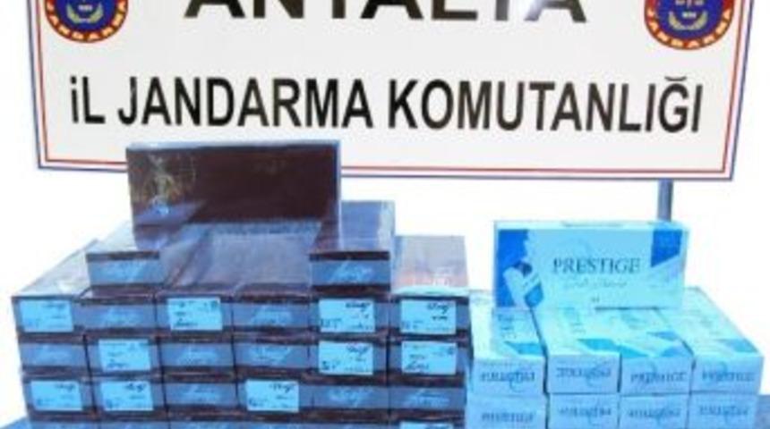 Jandarmadan Ka&ccedil;ak Sigara Operasyonu