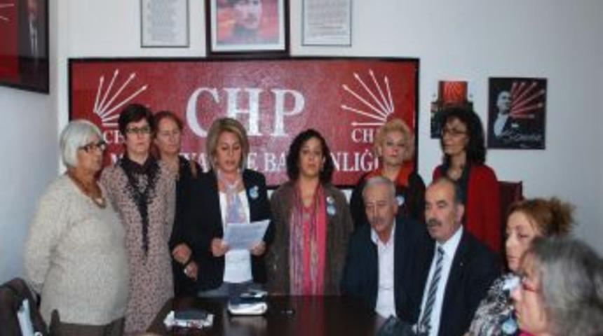 CHP'li Kadınlar Kadına Şiddeti Kınadı
