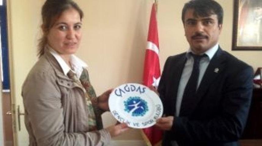 &Ccedil;ağdaş Gen&ccedil;lik Spor&rsquo;dan &Ouml;zdemir'e Ziyaret